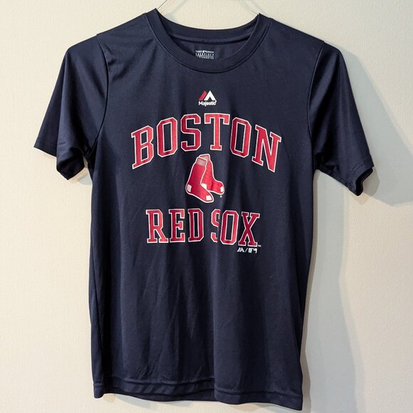 Majestic Athletic Youth MLB Boston Red Sox Navy Blue T-Shirt. Size L (14-16) - Picture 1 of 4